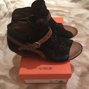 Miz Mooz Open Toed Booties